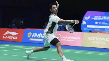 Alwi Farhan Saat Tampil di China Masters 2025.