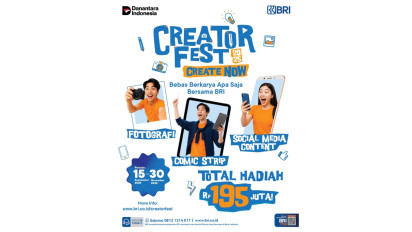 Hadirkan “Creator Fest 2025”, BRI Siapkan Wadah Kreativitas Masyarakat
