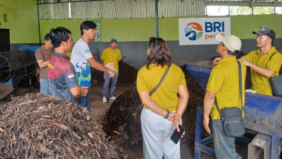 Atasi Masalah Sampah di Bali, BRI Peduli Beri Pelatihan Diversifikasi dan Penguatan Mutu Produk Pupuk Kompos