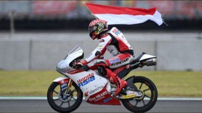 Hasil Moto2 Mandalika 2025: Mario Aji Melesat, Diogo Moreira Jadi Penguasa Mandalika Usai Raih Juara