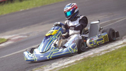 Berjuluk ‘Iceman’, Siswa SMP Raih Podium di Kejuaran Nasional Go-Kart