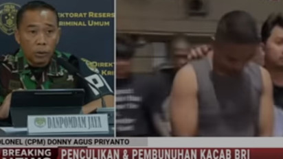 Peran Dua Oknum Anggota TNI di Kasus Penculikan dan Pembunuhan Kacab Bank BUMN, Serka N dan Kopda FH Ternyata...