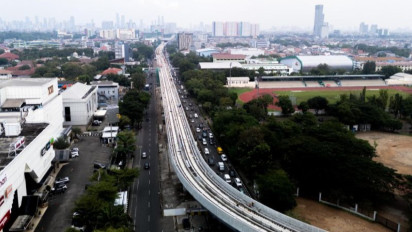 Ada Kabar Baik Soal Progres Pembangunan LRT Jakarta Fase 1B Velodrome-Manggarai, Simak Informasinya