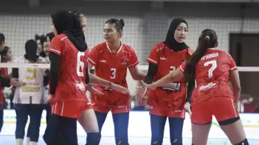 Para pemain Jenggolo Sports di Livoli Divisi Utama 2025.
