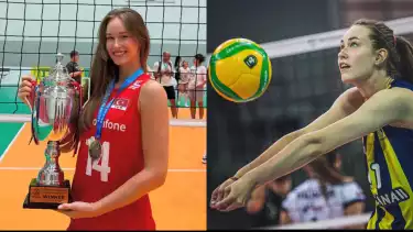 Atlet voli cantik Turki, Liza Safronova, pemain Fenerbahce SK