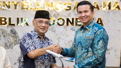 Lanjutkan Layanan Haji 2026 yang Lebih Efisien dan Prima, Dirut Garuda Indonesia Temui Menteri Haji dan Umrah