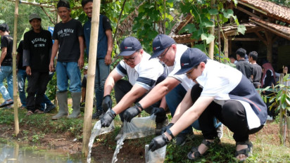 Hadirkan Ekosistem Ekonomi Sirkular Bagi Desa Ciderum, Begini Dampak Employee Volunteering dari MIND ID