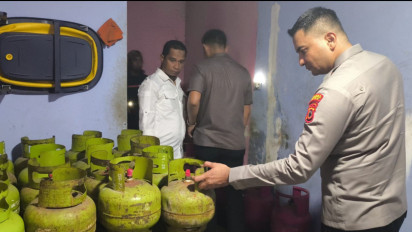 Raup Untung Hingga Ratusan Ribu Per Tabung, Polres Gowa Grebek Rumah Tempat Pengoplosan Gas bersubsidi