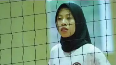 Megawati Hangestri di Timnas Voli Putri Indonesia