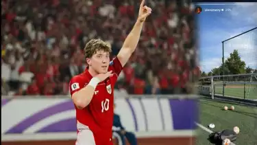 Ole Romeny mulai latihan mandiri usai mengalami cedera.