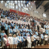 Relawan Prabowo Subianto Gelar Apel Kebangsaan, Ketua Presidium: Jangan Pernah Khianati Presiden Prabowo