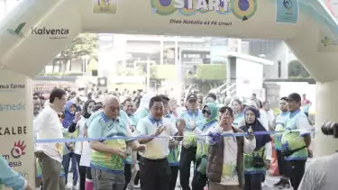 400 Alumni FK Unsri Ramaikan Jalan Sehat di Bundaran HI
