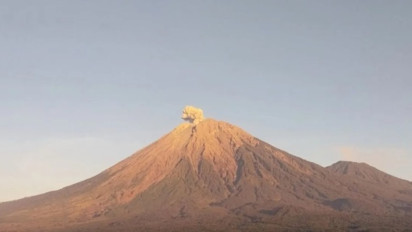 Gunung Semeru Erupsi, Tinggi Letusan 700 Meter di Atas Puncak