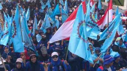 Demo Hari Ini 22 September 2025: Aksi Unjuk Rasa Buruh di DPR Serukan Lima Tuntutan, Tolak Kebijakan Upah Murah Salah Satunya