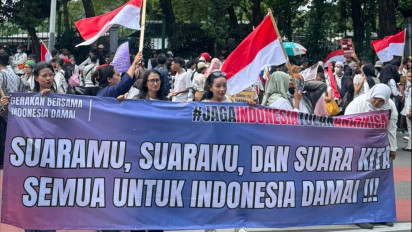 Ribuan Massa Suarakan Antianarkisme Lewat Deklarasi Indonesia Damai