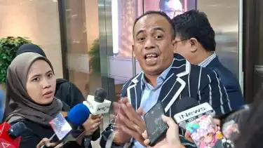 Kuasa hukum Ridwan Kamil, Muslim Jaya Butar Butar di Bareskrim Polri, pada hari ini, Selasa (23/9/2025)