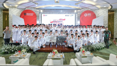 15 Tahun Berturut Turut, BRI Berikan Apresiasi Anggota Paskibraka dan Tenaga Pendukung Paskibraka Nasional