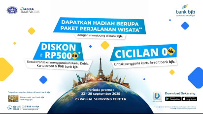 Banjir Promo! Cashback dari bank bjb di ASITA Travel Fair 2025