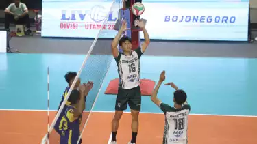 Alfin Daniel saat membela Indomaret di Livoli Divisi Utama 2025