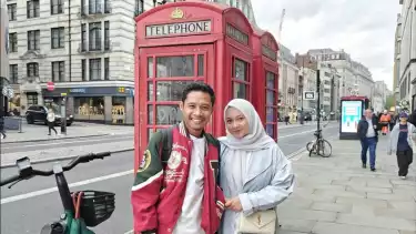 Keharmonisan Evan Dimas bersama istri Zahra Hakim