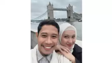 Keharmonisan Evan Dimas bersama istri Zahra Hakim