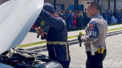 Utamakan Keamanan Pengguna Jalan, Petugas Tol Kutepat Ikuti Pelatihan Safety and Defense Driving yang Digelar Hamawas