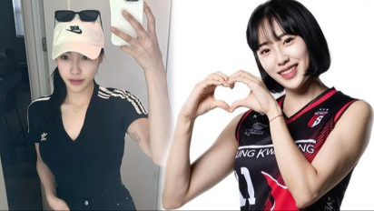 4 Potret Gwak Seon-ok, Atlet Voli Cantik Korea Bestie Megawati Hangestri, Kini Jadi Bintang Muda Andalan Red Sparks