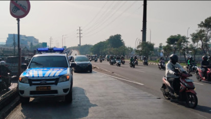 Cegah Kecelakaan, Polisi Larang Motor Melintas di JLNT Fly Over Pesing