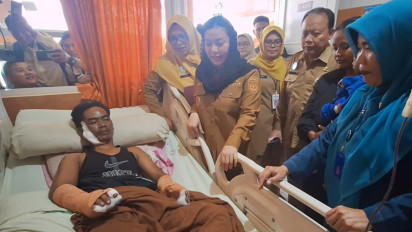 Usai Jalani Operasi, Kondisi 2 Pekerja yang Tertimpa Atap Teras KPT Brebes Mulai Membaik