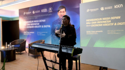 Stafsus Presiden Bidang Ekonomi Kreatif Soroti Tantangan Seni dan AI, Yovie Widianto Beri Contoh Ciptaannya