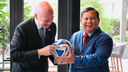 Bertemu Presiden FIFA Gianni Infantino, Prabowo Subianto: Komitmen Majukan Sepak Bola Indonesia