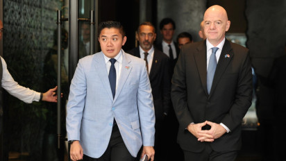 Momen Akrab Seskab Teddy Indra Wijaya dan Gianni Infantino di New York, Jadi Bentuk Perkuat Kolaborasi FIFA dan Timnas Indonesia