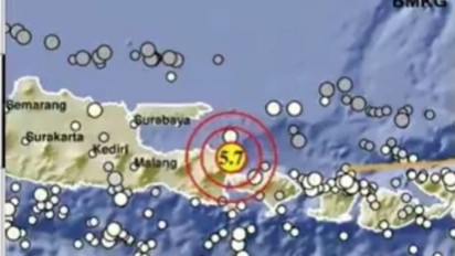 Gempa Bali Magnitudo 5,7 Guncangannya Terasa Hingga Jember