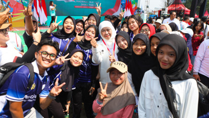 Jatim Sportiv Festival Haornas XLII 2025 Pecahkan Rekor MURI, Gubernur Khofifah Ingin Tingkatkan Prestasi Olahraga