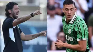 Pelatih Sassuolo Fabio Grosso dan Kapten Timnas Indonesia, Jay Idzes