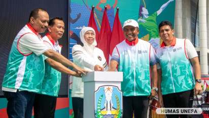 Peringati Hari Olahraga Nasional, Gubernur Jatim Sebut Unesa Jadi Episentrum Sport Science