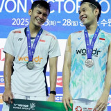 Hasil Final Korea Open 2025: Gagal Atasi Ganda Tuan Rumah, Fajar/Fikri Harus Puas Jadi Runner-Up