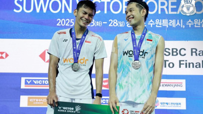 Hasil Final Korea Open 2025: Gagal Atasi Ganda Tuan Rumah, Fajar/Fikri Harus Puas Jadi Runner-Up
