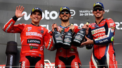 Honda Kembali ke Podium hingga Respons Emosional Marc Marquez Usai Pastikan Gelar Juara Dunia 2025 di Jepang: Sulit Untuk...