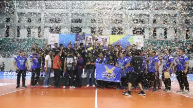 TNI AU Electric Putra Juara Pool B Livoli Divisi Utama 2025.