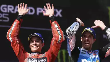 Pembalap kakak beradik, Marc Marquez dan Alex Marquez