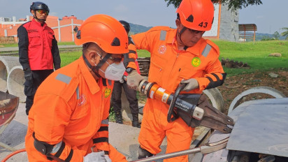 Tingkatkan Kompetensi SAR, 20 Personel BPBD Jombang Ikuti Pelatihan VAR dan CSR