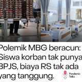 Hoax Korban MBG Tak Ditanggung RS, Warganet Resahkan Postingan PandemicTalks