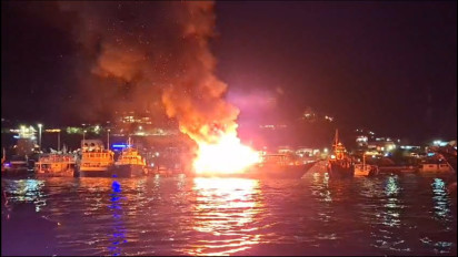 Kapal Wisata di Labuan Bajo Terbakar, Dua ABK Luka-Luka