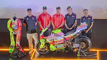 Dihadiri Valentino Rossi, Pertamina Enduro VR46 Racing Team Luncurkan Livery Khas Indonesia untuk MotoGP Mandalika 2025