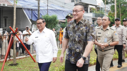 Resmikan Taman Bugar, Pramono Anung: Hasil Aspirasi Warga ke DPRD Jakarta