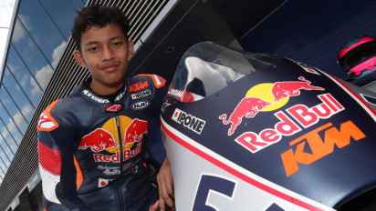 Tampil Gemilang di Red Bull Rookies Cup, Veda Ega Pratama Curi Perhatian Alex Marquez dan Gresini Racing