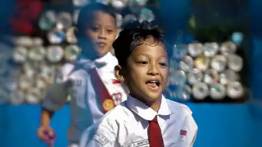 Berita Foto : Aktivitas Siswa SDN 01 Gedong Kembali Normal Pasca Insiden Keracunan