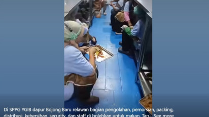 Staf & Relawan SPPG di Bojong Baru Ikut Santap MBG: Kebersihan Dijaga, Tak Ada Keracunan 