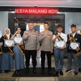 Enam Pelajar Polresta Malang Kota Juara II Duta Kamtibmas Jatim